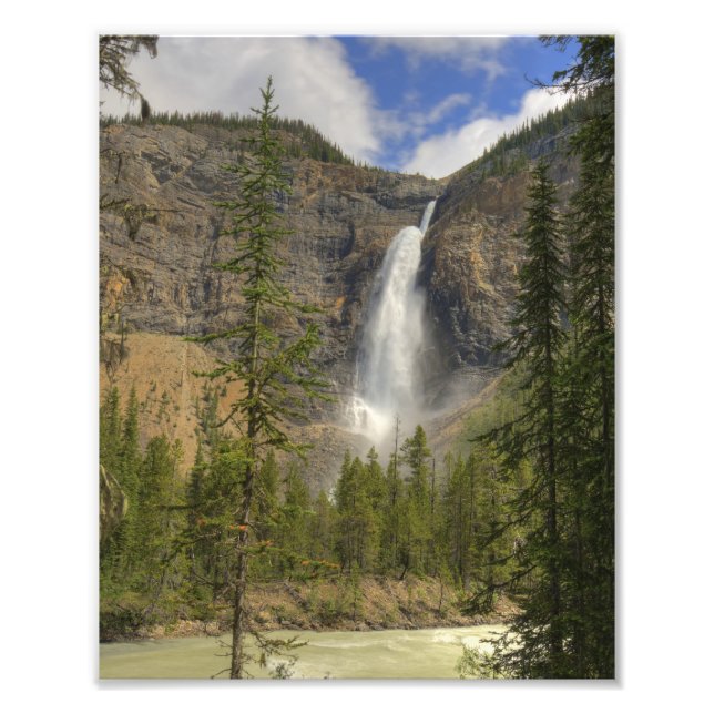 Takakkaw Falls Fototryck (Framsidan)