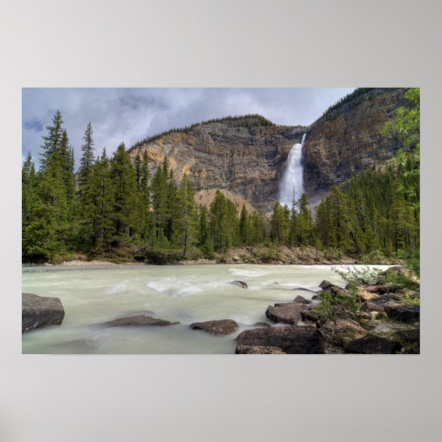 Takakkaw Falls Poster (Framsidan)
