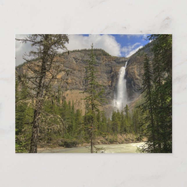 Takakkaw Falls Vykort (Framsida)