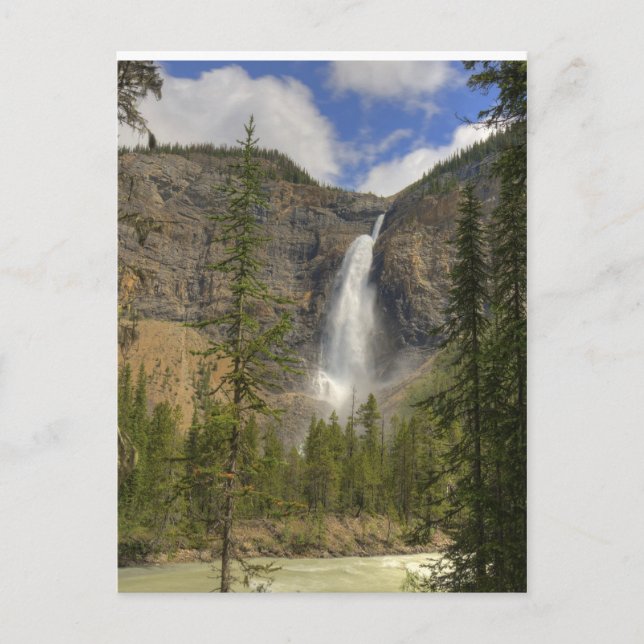 Takakkaw Falls Vykort (Framsida)