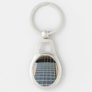 Takamin Fretboard Ovalt Silverfärgad Nyckelring