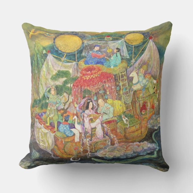 Takarabune: The Treasure Ship of Good Fortune  Kudde (Framsida)