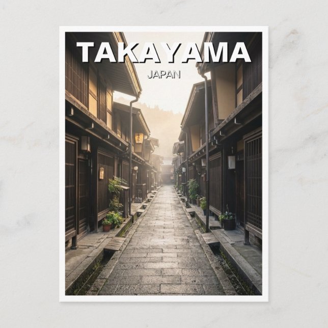 Takayama Japan Resa Vykort (Framsida)