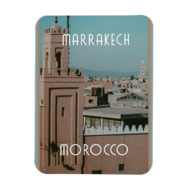 Takbutiker i Marrakech, Marocko Magnet