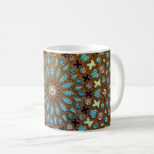 Takdetalj i mozaik Sant Pau Barcelona Kaffemugg