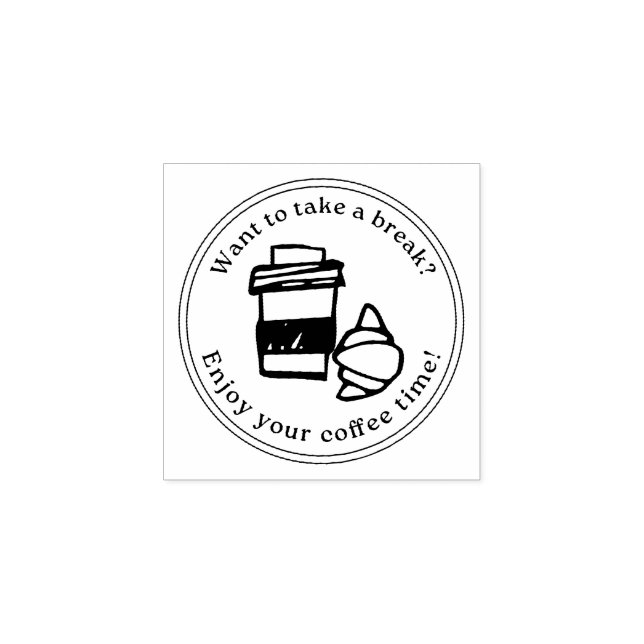 Take a Break Stamp – Coffee Gift Stämpel (Tryck)