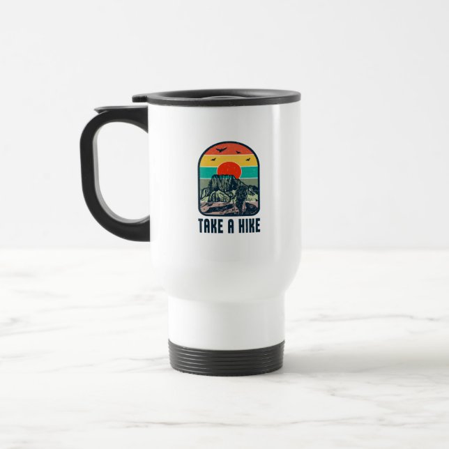 Take a Hike - Wanderlust Travel Quote Resemugg (Vänster)