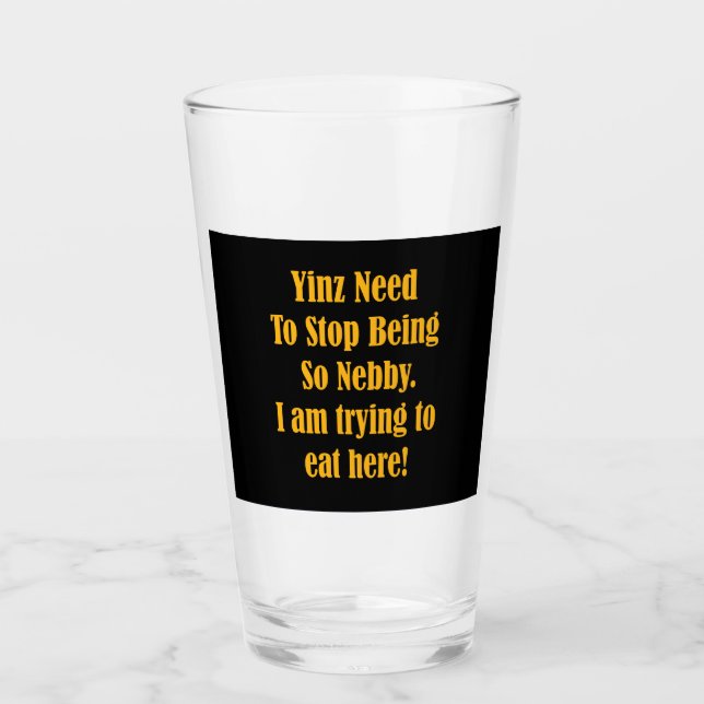 Take away mugg i glas (Framsida)