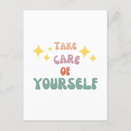 Take care of yourself vykort