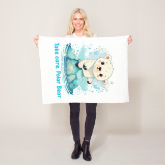 Take care, Polar Bear Fleecefilt