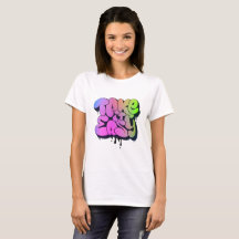 Take It Easy Neon Graffiti Tee Uplift Collection