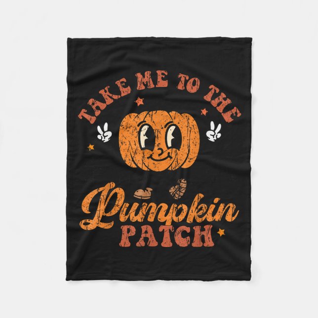 Take Me To The Pumpkin Patch Toddler Fall Pumpkin  Fleecefilt (Framsidan)