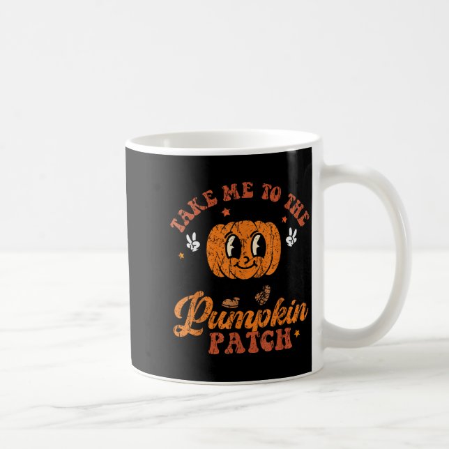 Take Me To The Pumpkin Patch Toddler Fall Pumpkin  Kaffemugg (Höger)