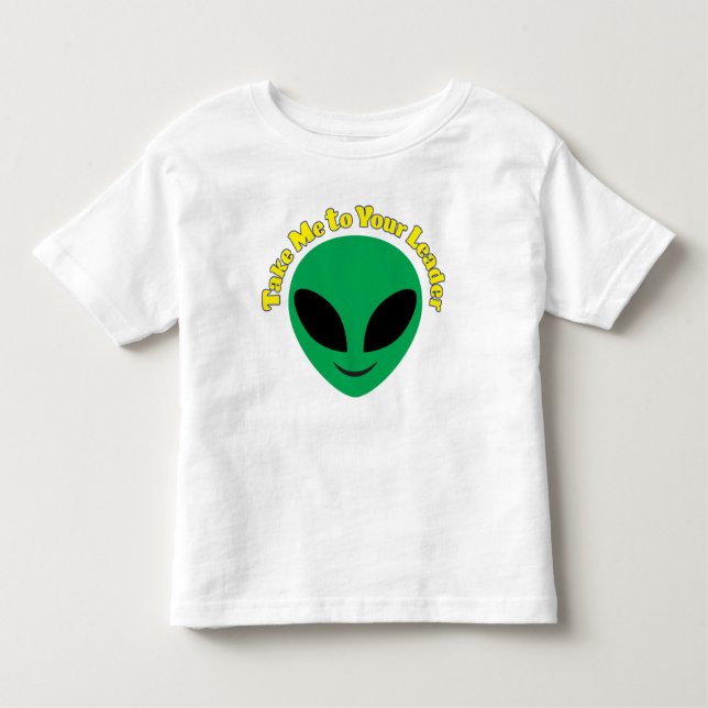 Take Me To Your Leader T Shirt (Framsida)