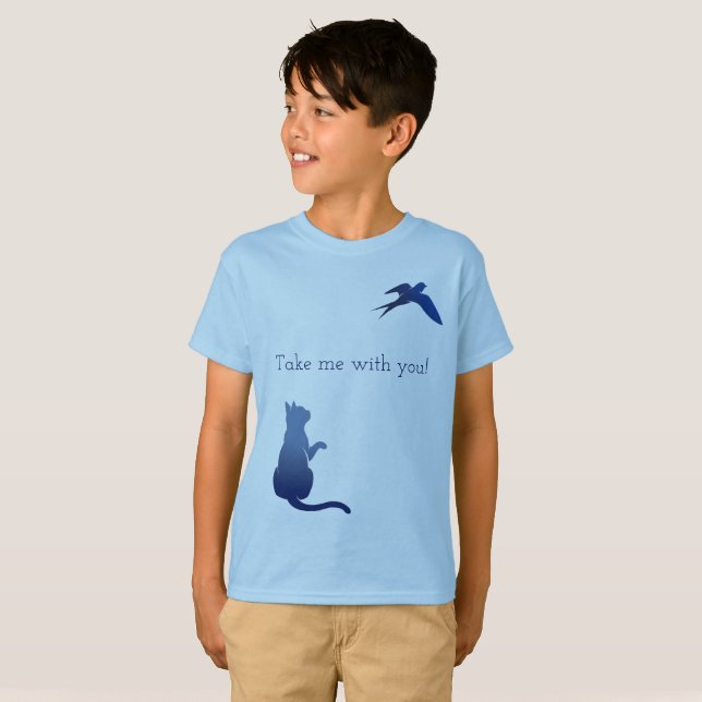 Take me with you! t shirt (Hel framsida)
