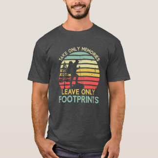 Take Only Memories Leave Only Footprints Hiking Vi T Shirt