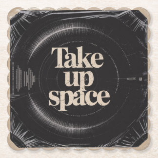 Take Up Space Underlägg Papper