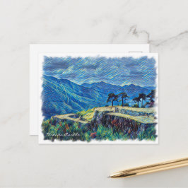 Takeda Castle ポストカード Vykort