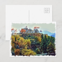 Takeda Castle ポストカード Vykort