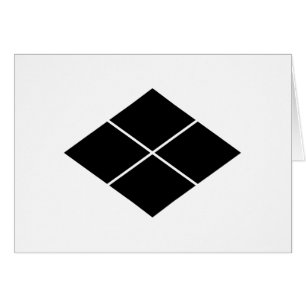 Takeda rhombus hälsningskort