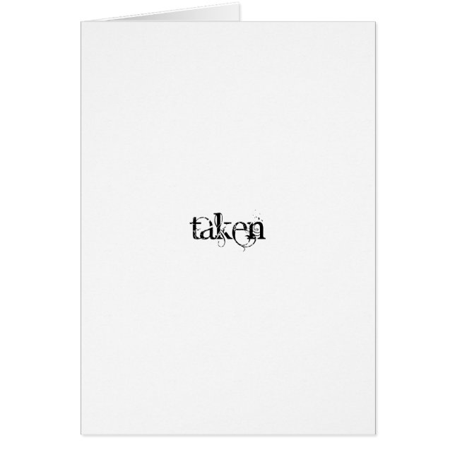 Taken Hälsningskort (Framsidan)