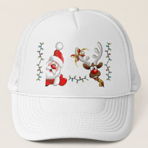 Taket för Santa & Rudolph Keps