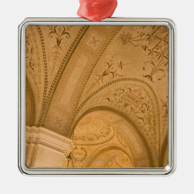 Taket specificerar, den Boston offentligt Julgransprydnad Metall (Framsidan)