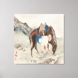 Takeuchi Seiho : Seihō jū ni Fuji, Pl.06 (1894) Canvastryck