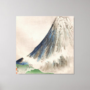 Takeuchi Seiho - Seihō jū ni Fuji, Pl.08 (1894) Canvastryck