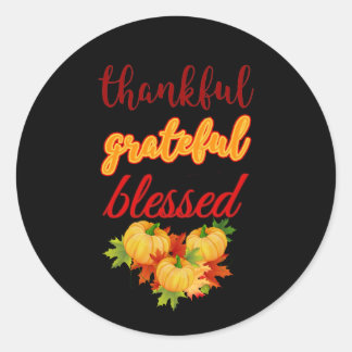 TAKFUL GRATEFUL BLESSED-THANKSGIVING RUNT KLISTERMÄRKE