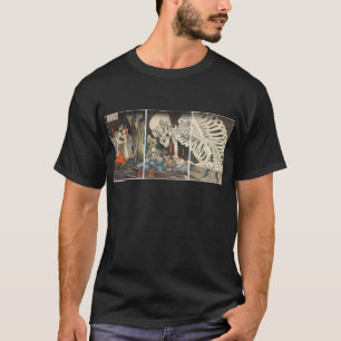 Takiyasha häxan och den skelett- spökbilden t-shirt