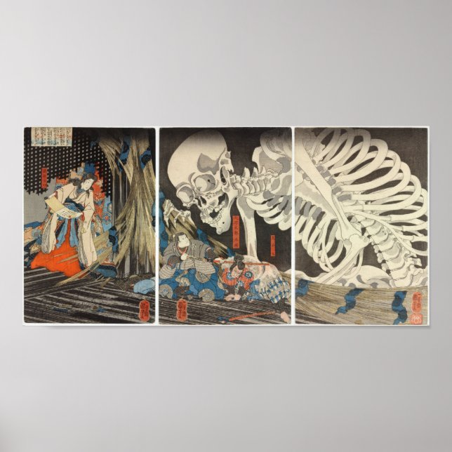 Takiyasha Witch och Skeleton Specter Poster (Framsidan)