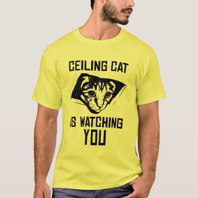 Takkatten håller ögonen på DIG! Tee Shirt (Framsida)