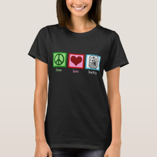 Taklägga för fredkärlek t-shirt