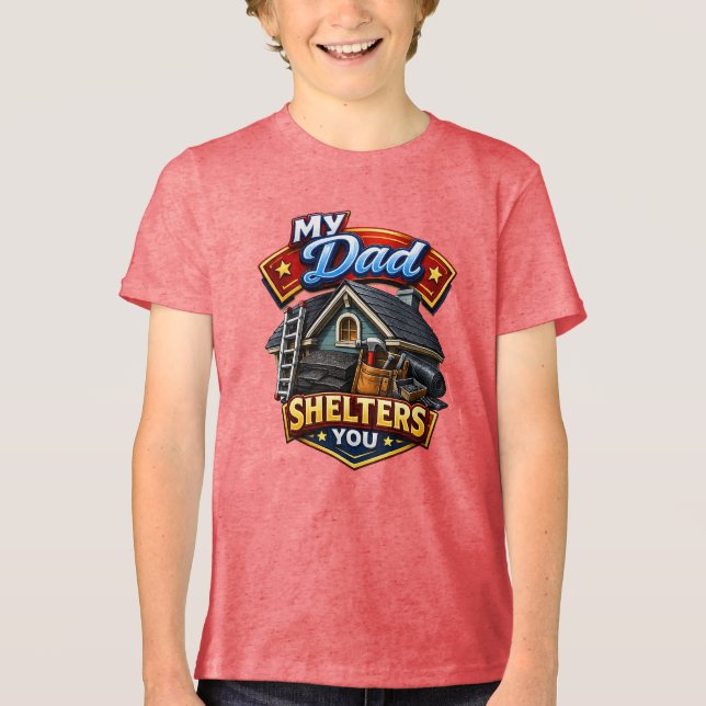 Takläggare/Husbyggare T Shirt (Framsida)