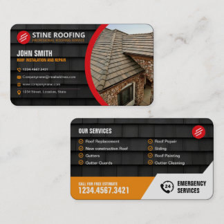 Takläggningstjänst, Rännstensservice, Takreparatio Visitkort