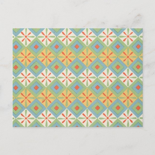 Takmålning från egyptisk gravkort vykort (Framsida)