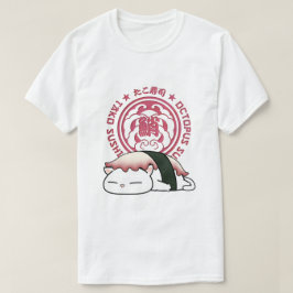Tako Octopus Sushi Cat T Shirt