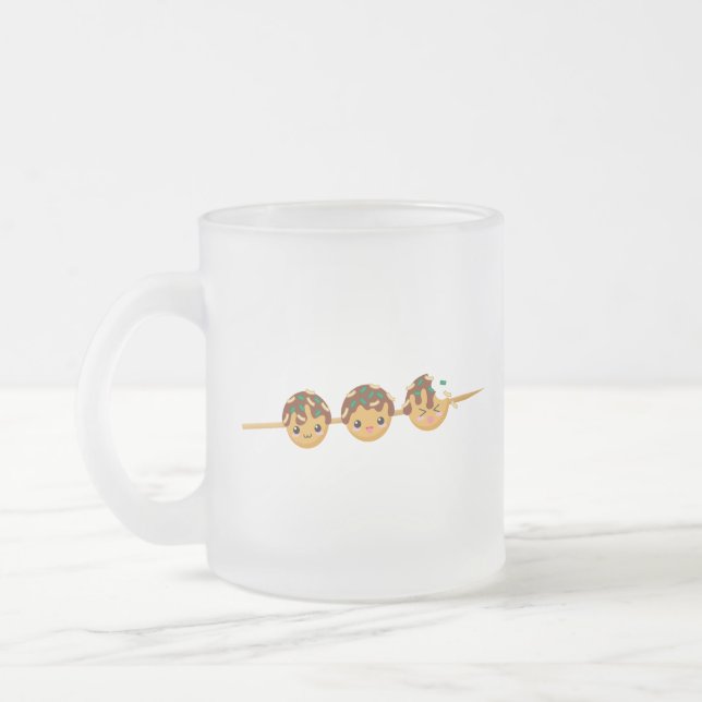 Takoyaki Frostad Glasmugg (Vänster)