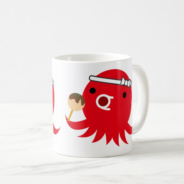 Takoyaki octopus kaffemugg (Framsida höger)