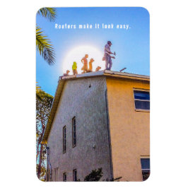 Takpannor på en flexibel fotomagnet i Tak Magnet