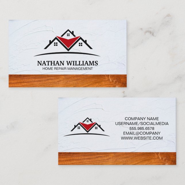 Takpannor | Real Gods | BYGGNAD Visitkort (Fram/baksida)