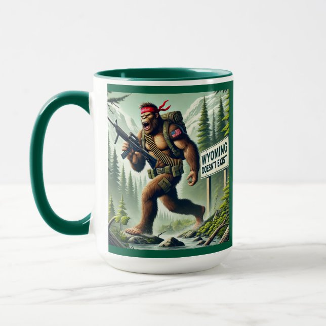 🚨 TAKTISK BIGFOT DEPLOYED COFFEE MUGG 🚨 (Vänster)