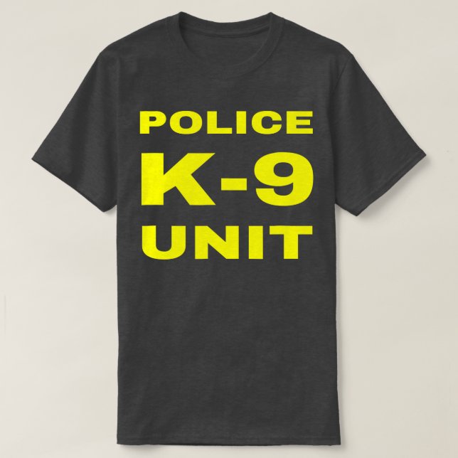 Taktisk K9-Hund Handler Tra T Shirt (Design framsida)