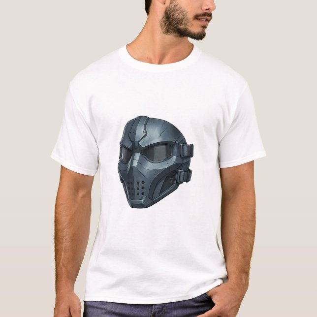 Taktisk Mask Gamer T-shirt (Framsida)