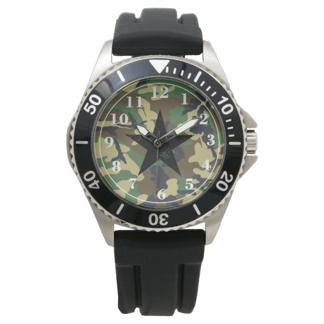Taktisk militärstjärna armbandsur (Framsida)