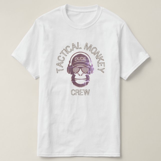 TAKTISK MONKERIBESÄTTNING TEE SHIRT (Design framsida)
