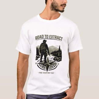 Taktisk överlevnadsräd - Militärspelare T-shirt