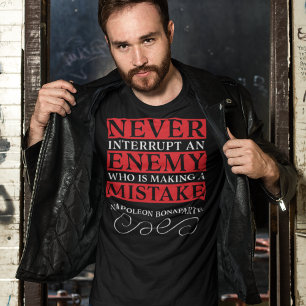 Taktisk rådgivning från Napoleon Bonaparte T Shirt