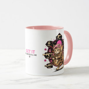 Taktisk Spelare Katt Mugg